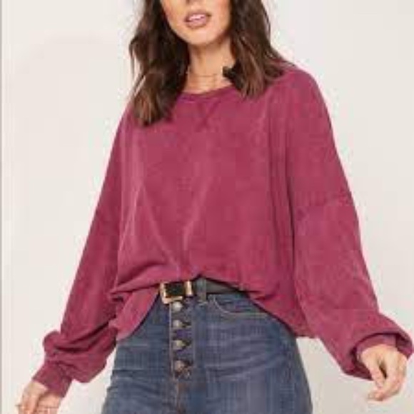 Free People 213 Vintage Wash Long Sleeve T-Shirt - Picture 3 of 10